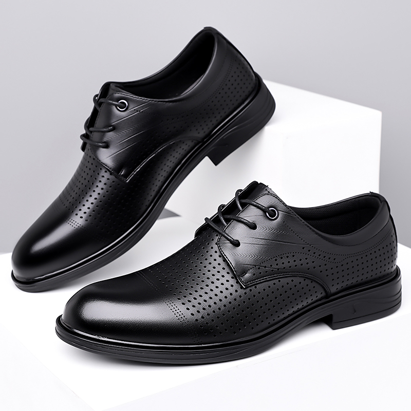 Formal Men Office Wear Sandals - Summer New Leather Shoes Men's Business