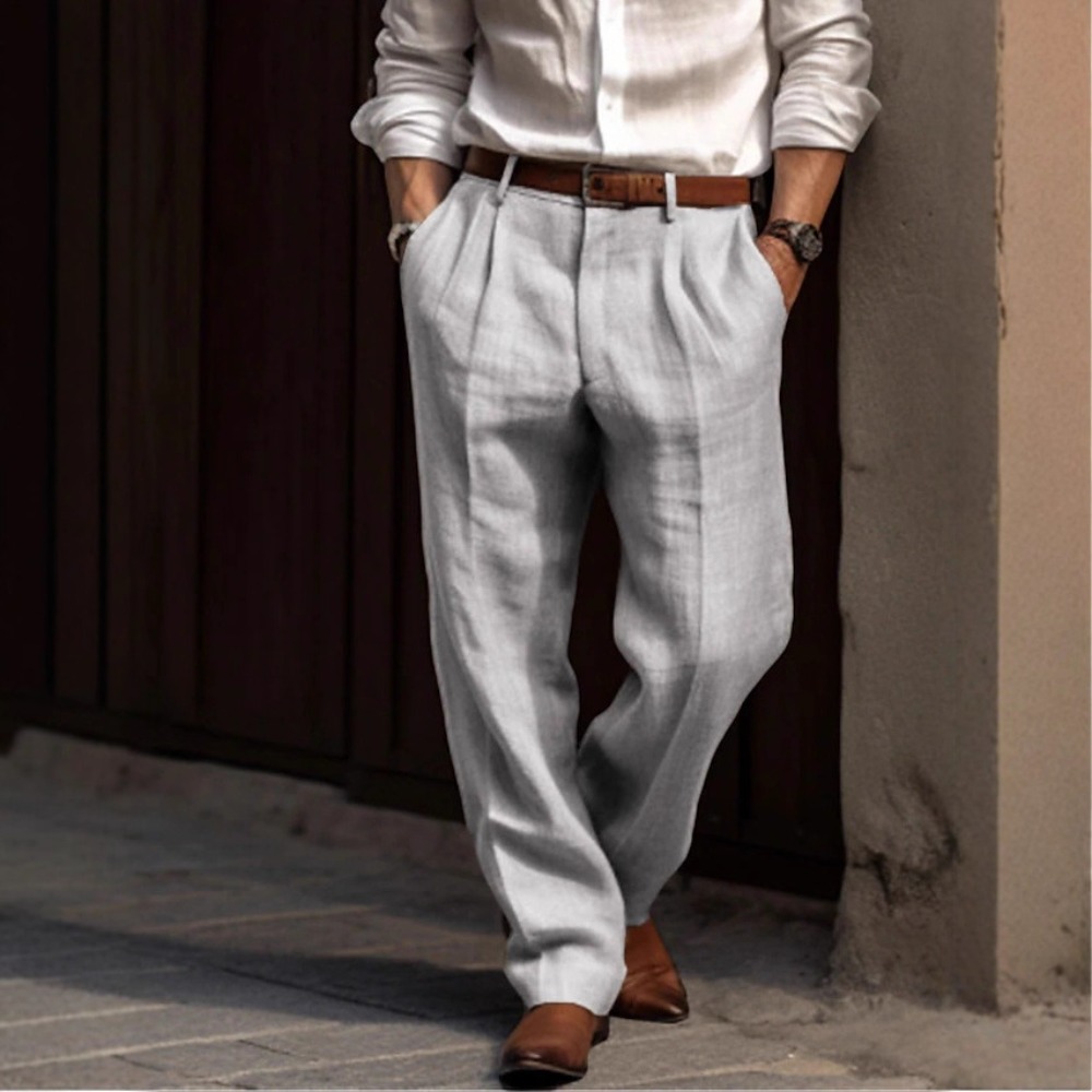 Men's Formal Cotton Linen Casu - Men'S Formal Style review and price