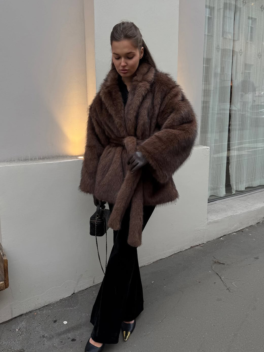 Women Winter Faux Fur Coat 202 - Men'S Formal Wear Belt review and price