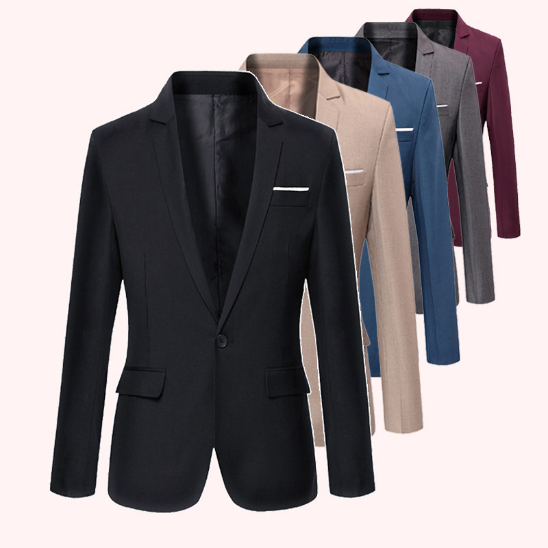 Suit Coat Men Solid Color Slim - Men'S Formal Wear For Marriage review and price
