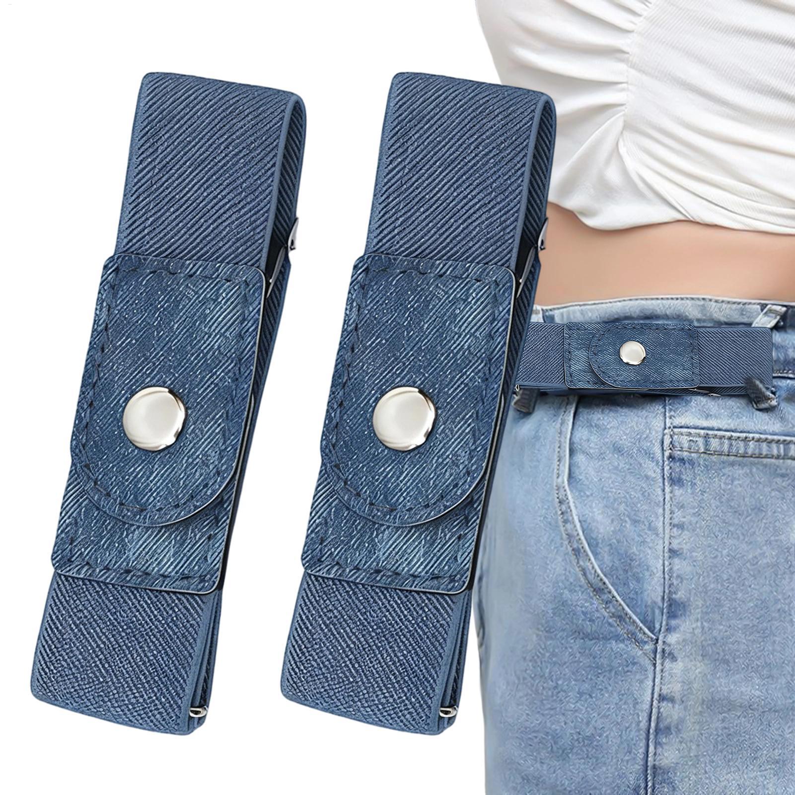 1 Pair No Buckle Belt Women El - Men'S Formal Wear Belt review and price