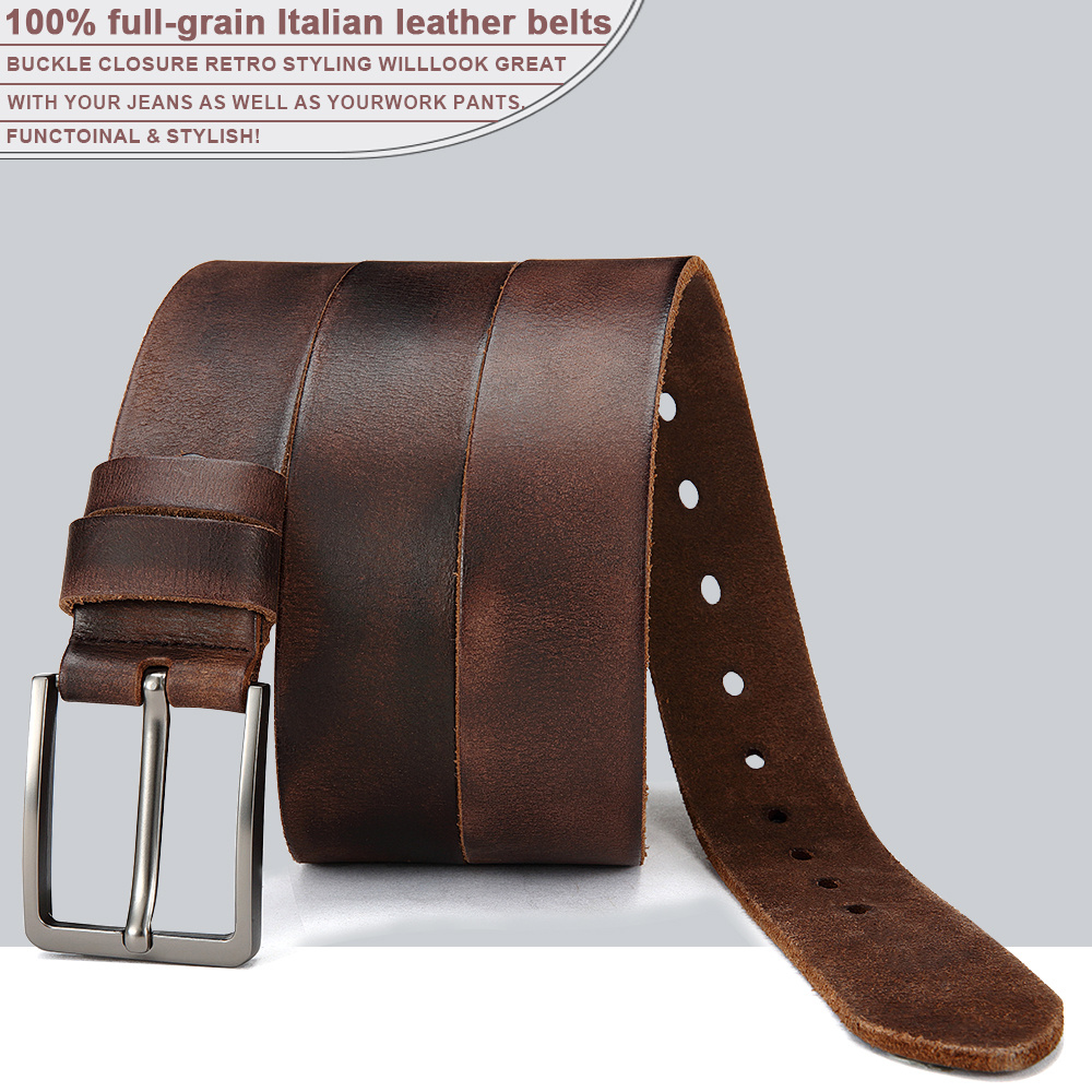 Men's Pin Buckle Durable Genui - Men'S Formal Wear Belt review and price