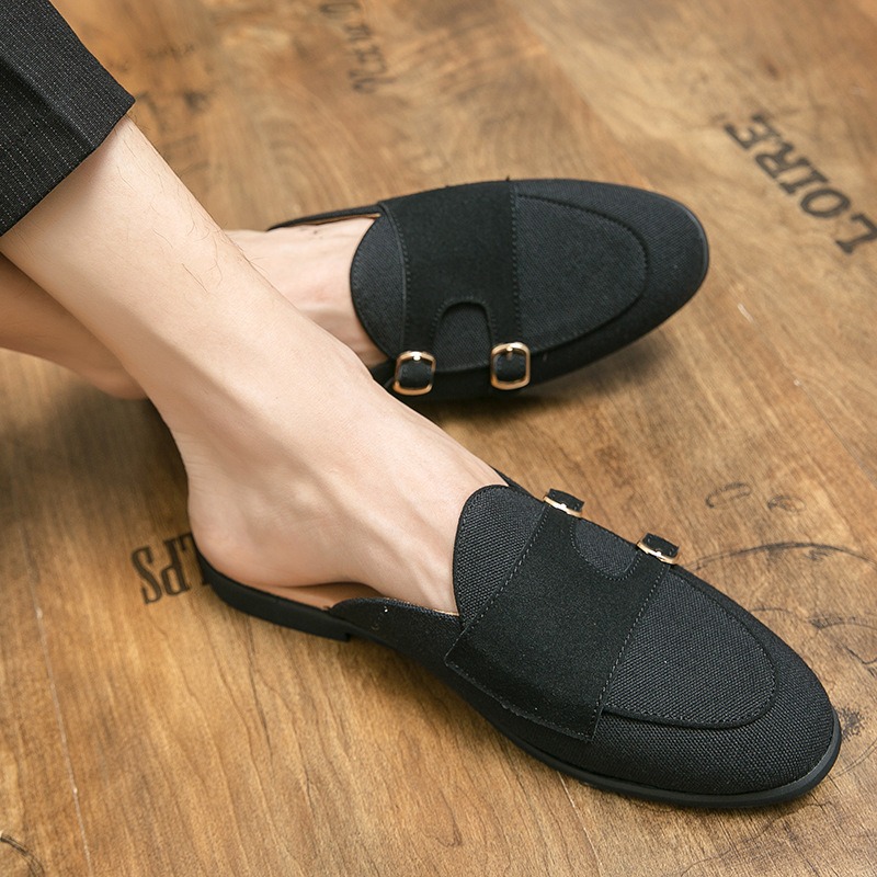 canvas mules half shoes for ma - Men'S Formal Style review and price