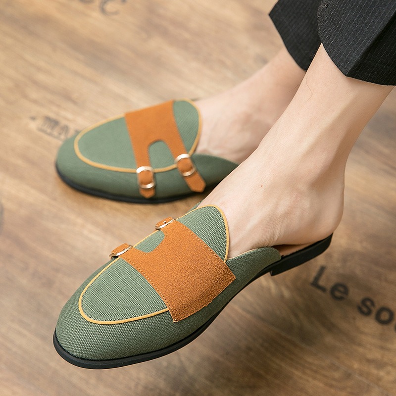 canvas mules half shoes for ma - Men'S Formal Style review and price