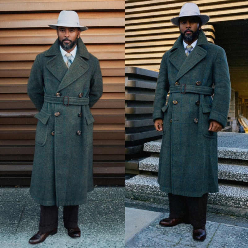 Graceful Men Overcoat 1 Piece  - Men'S Formal Wear Belt review and price