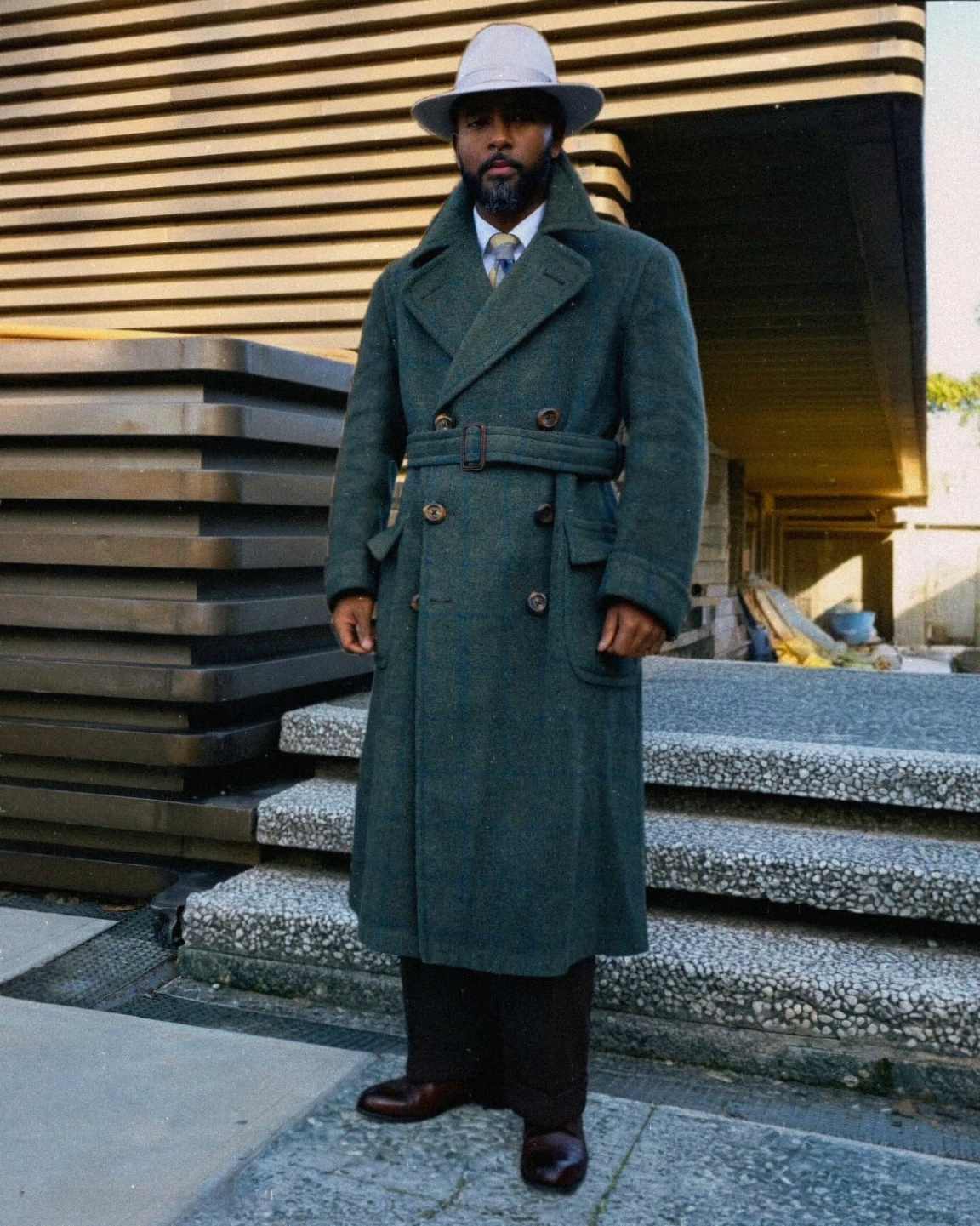 Graceful Men Overcoat 1 Piece  - Men'S Formal Wear Belt review and price