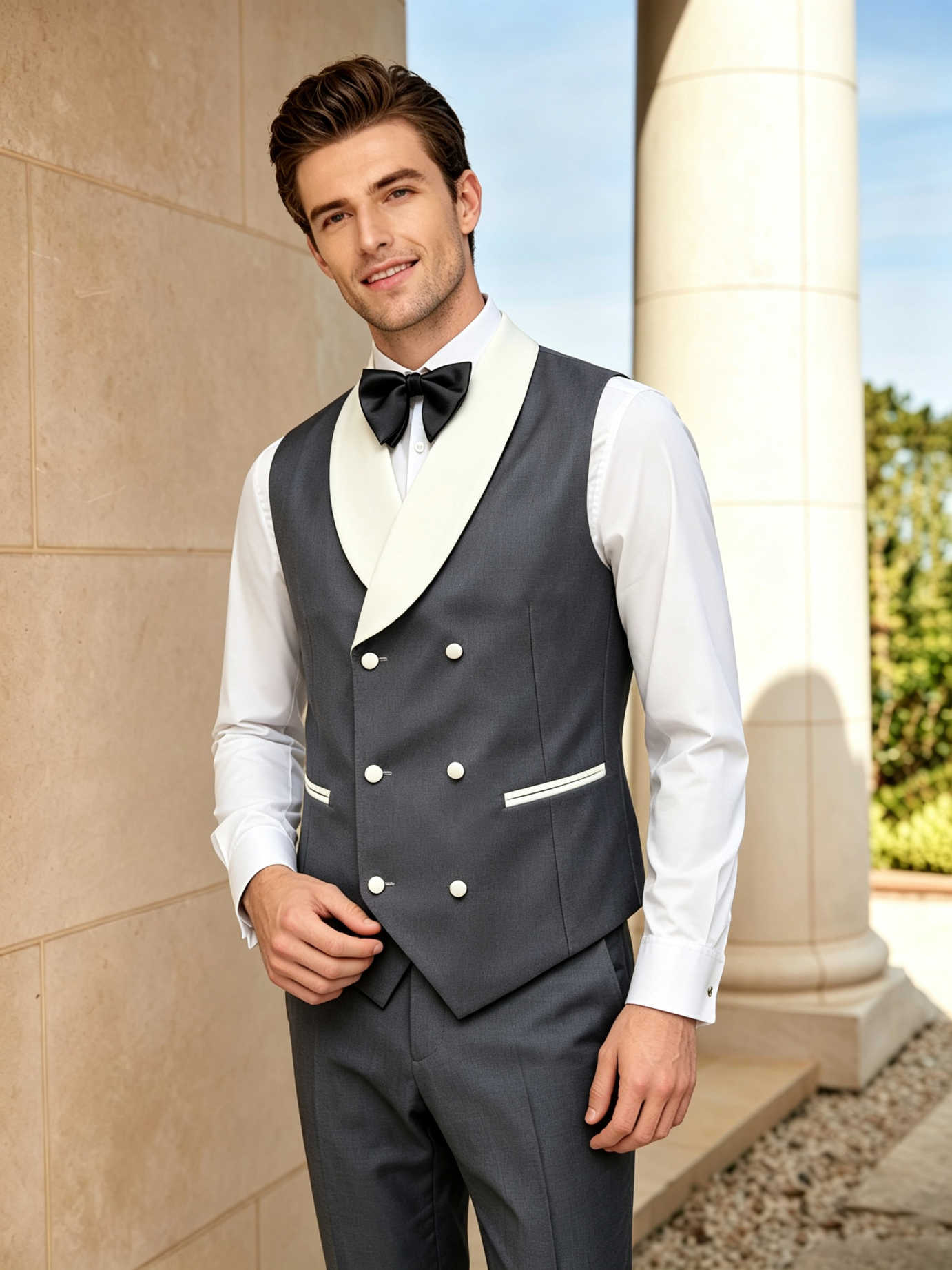 Handsome Tuxedos Men Suits Sha - Men'S Formal Wear For Engagement review and price